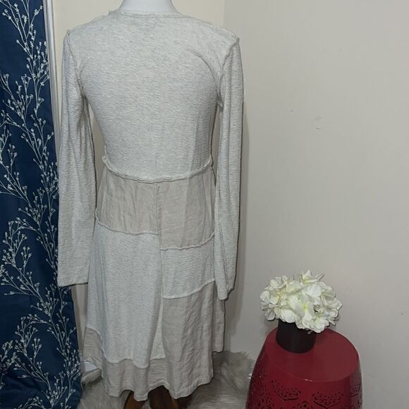 Anthropologie | Anthro Maeve Northward Swing Dress Long Sleeves Linen Blend XS - Picture 4 of 10